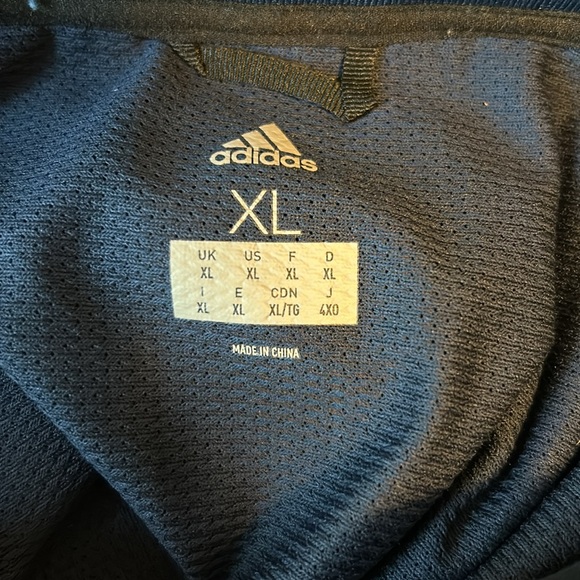 New York Islanders Light house “Believe” sort Sleeve Adidas 1/4 Zip Pull over XL - Picture 7 of 8